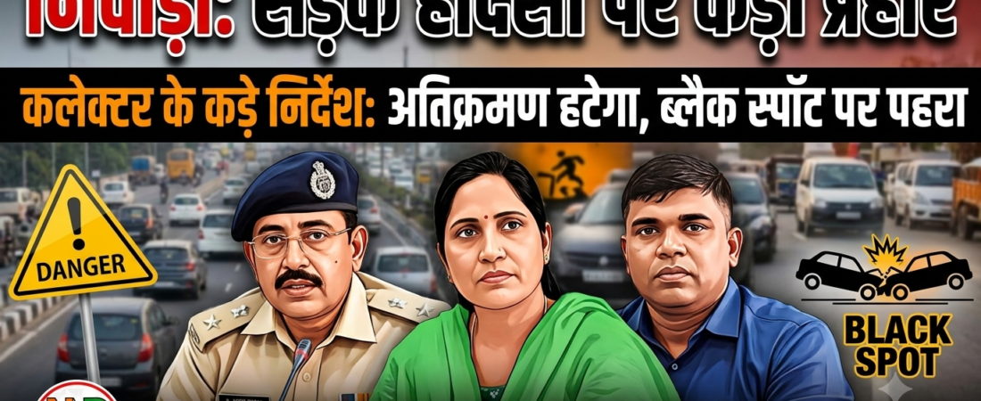 सड़क दुर्घटनाओं पर लगाम के लिए अतिक्रमण हटाने और हाईवे पर संकेतक लगाने के निर्देश